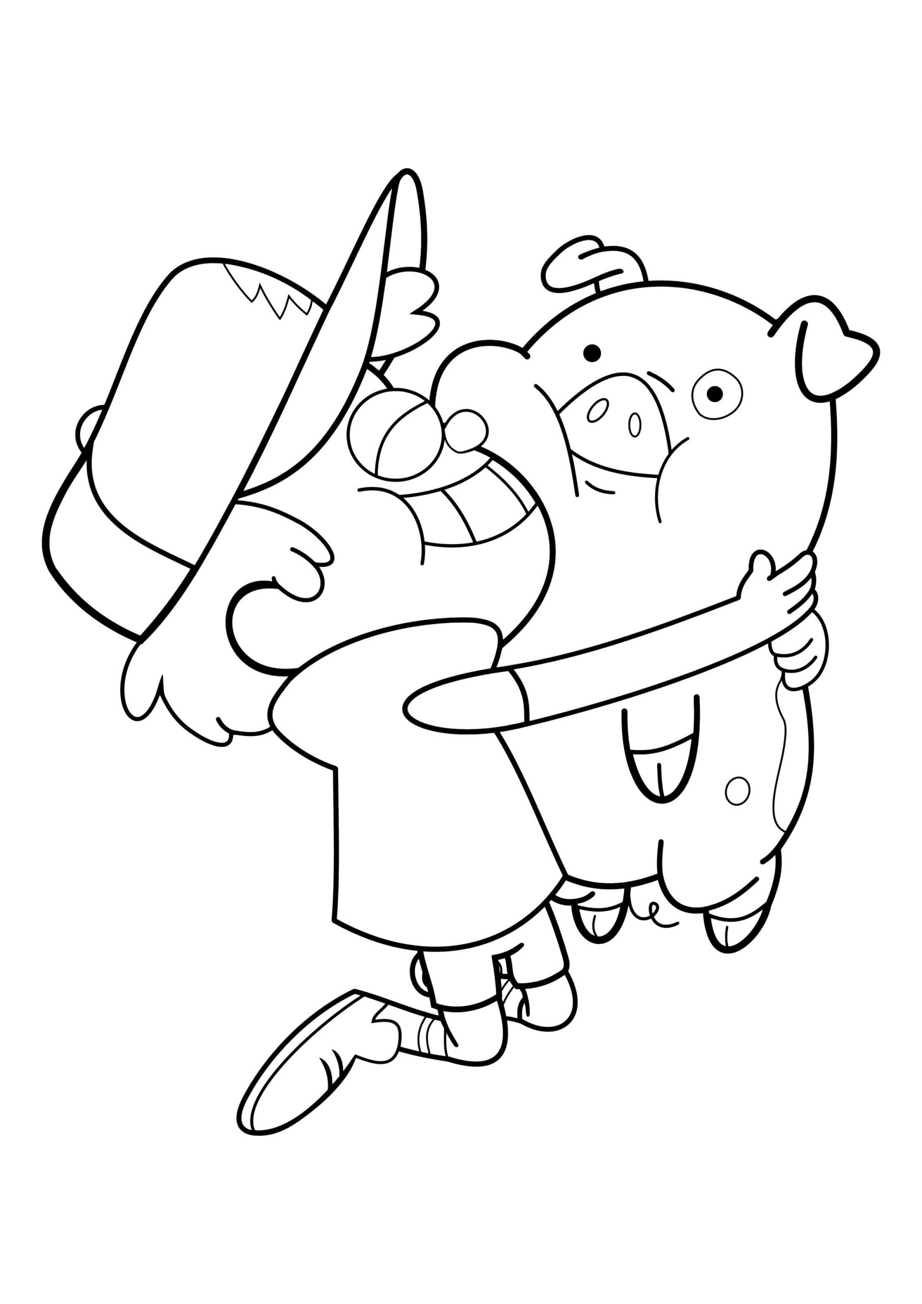 Gravity falls coloring pages