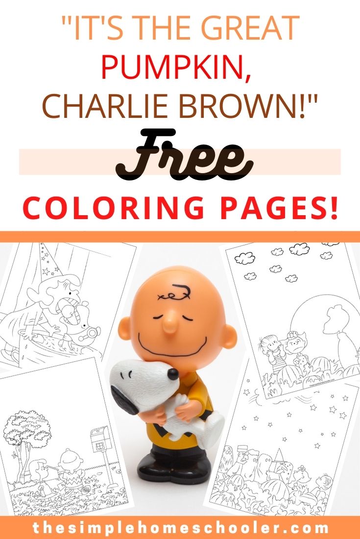 The best charlie brown halloween printable coloring pages