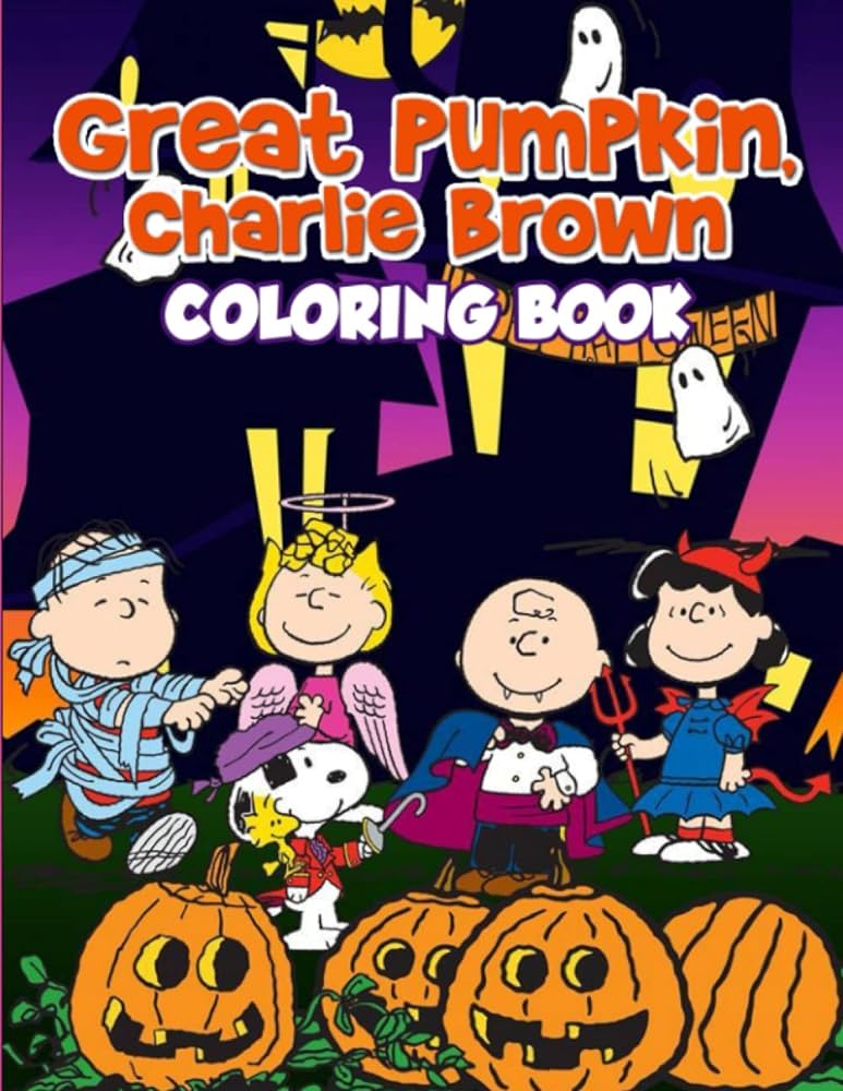 Great pumpkin chaålãe broáºå coloring book great pumpkin chaålãe broáºå coloring pages to relax and boost creativity for kids and adults twanda back books