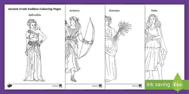 Mythology coloring pages teaching resource usa