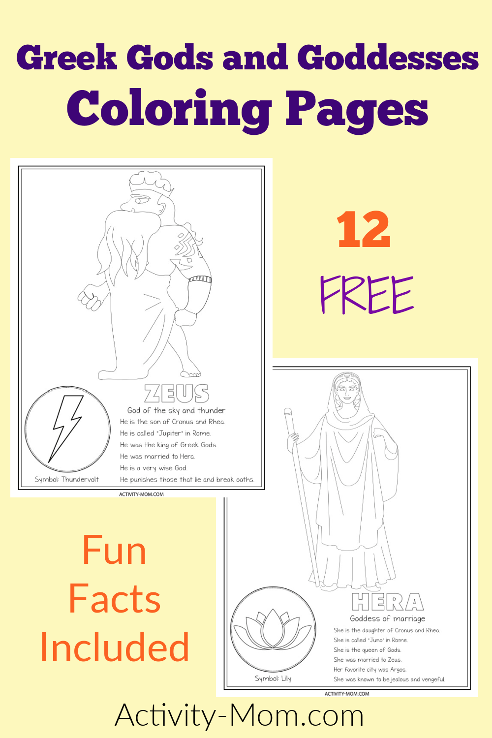 Greek mythology coloring pages free