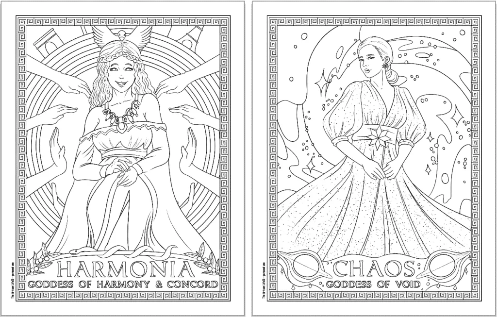 Free printable greek goddess coloring pages unicorn coloring pages owl coloring pages coloring pages