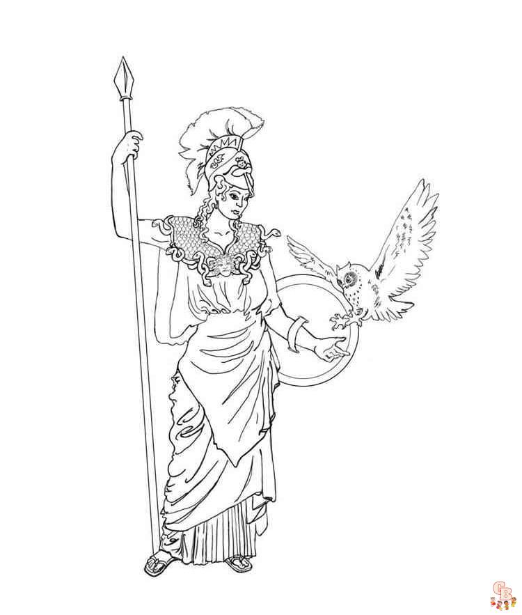 Printable greek mythology coloring pages free