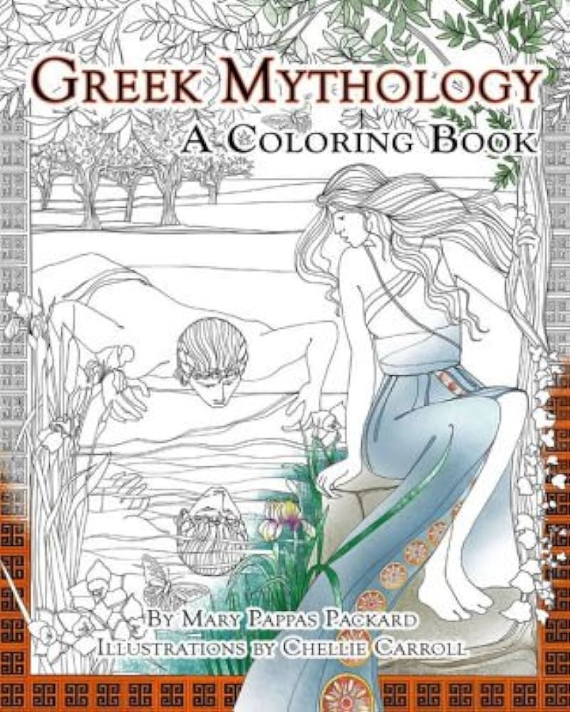 Greek mythology a coloring book mary pappas packard books
