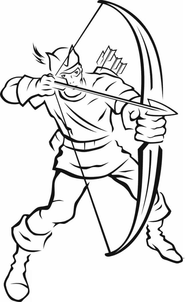 Arrow coloring pages