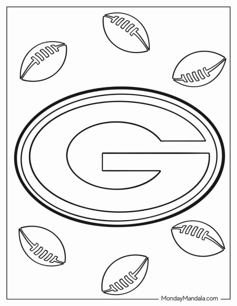 Football coloring pages free pdf printables