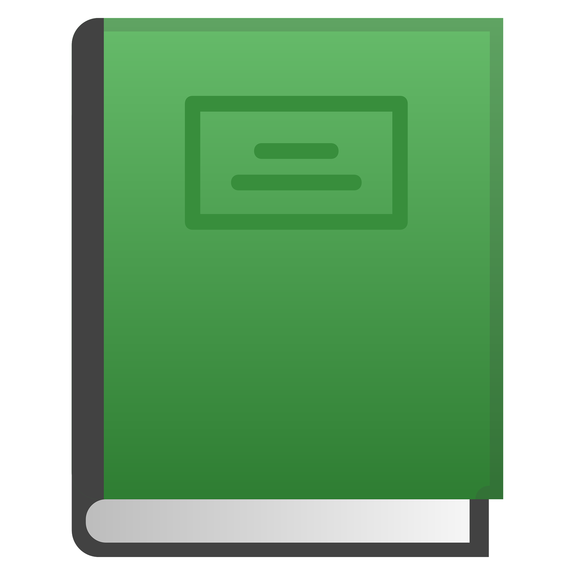 Green book emoji clipart free download transparent png