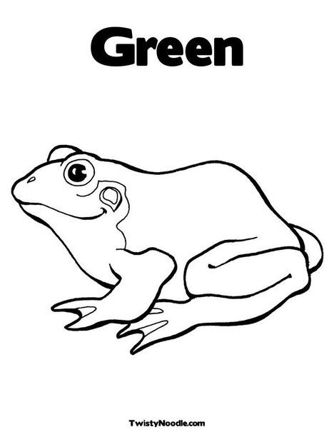 Green coloring page frog coloring pages coloring pages bear coloring pages