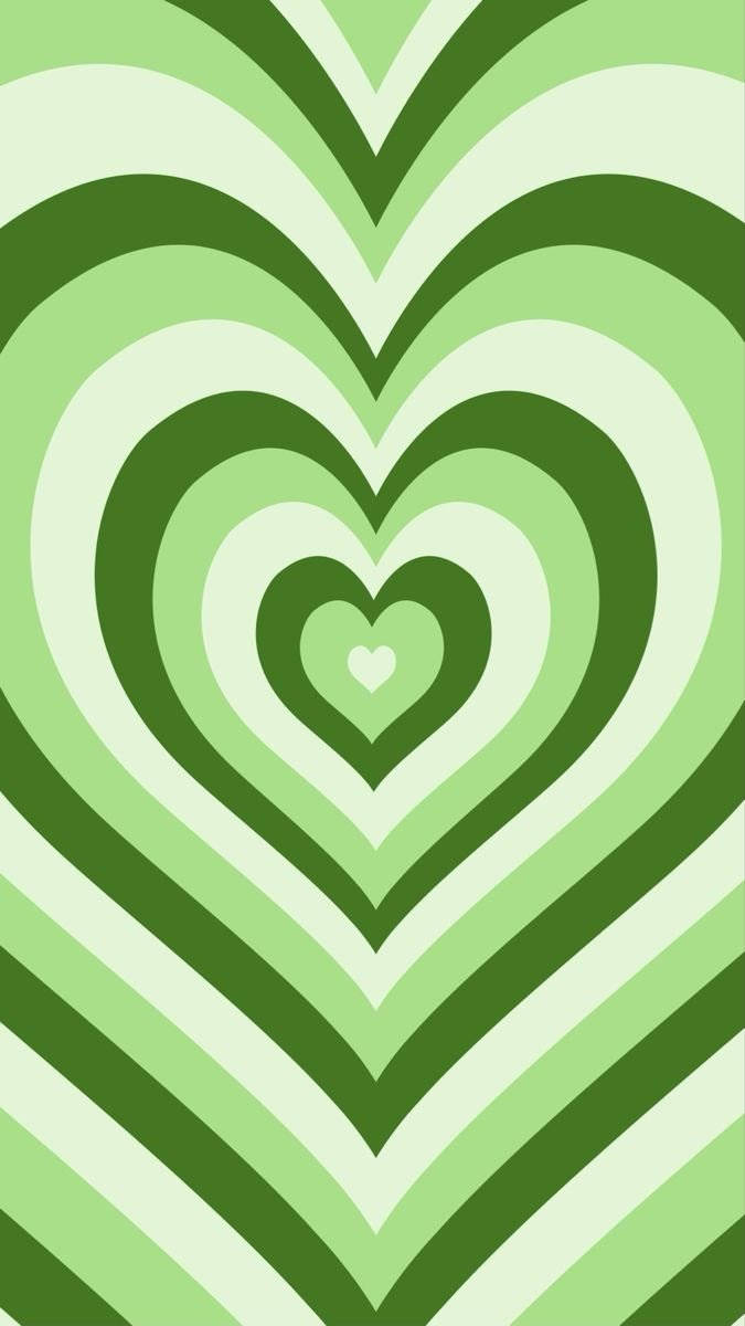 Download Tranquil Green Hearts Background by CDG Wallpaper