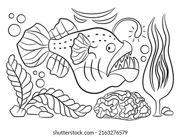 Angler fish drawing images stock photos d objects vectors