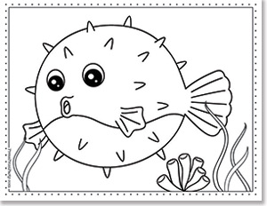 Free printable fish coloring pages for kids of all ages