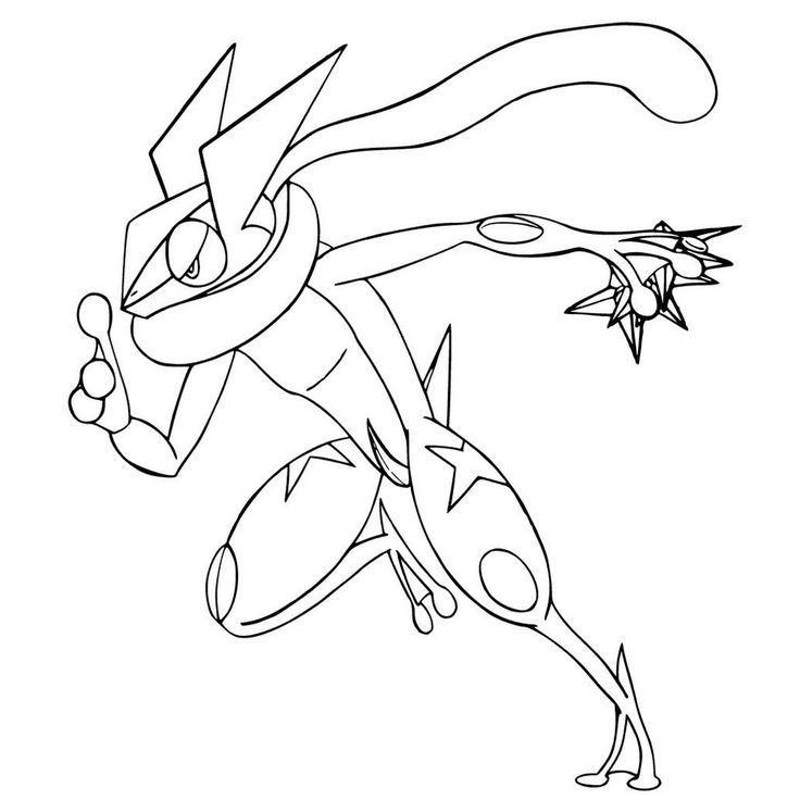 Pokemon greninja coloring sheets pokemon coloring pages pokemon coloring pokemon coloring sheets