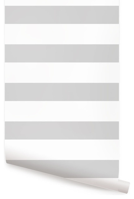 Watercolor Horizontal Stripe Wallpaper