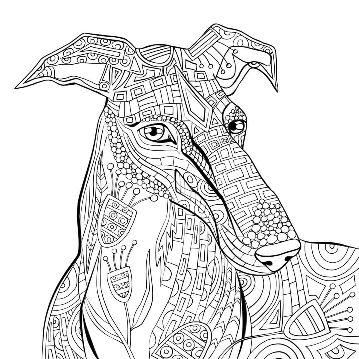 Dog coloring book