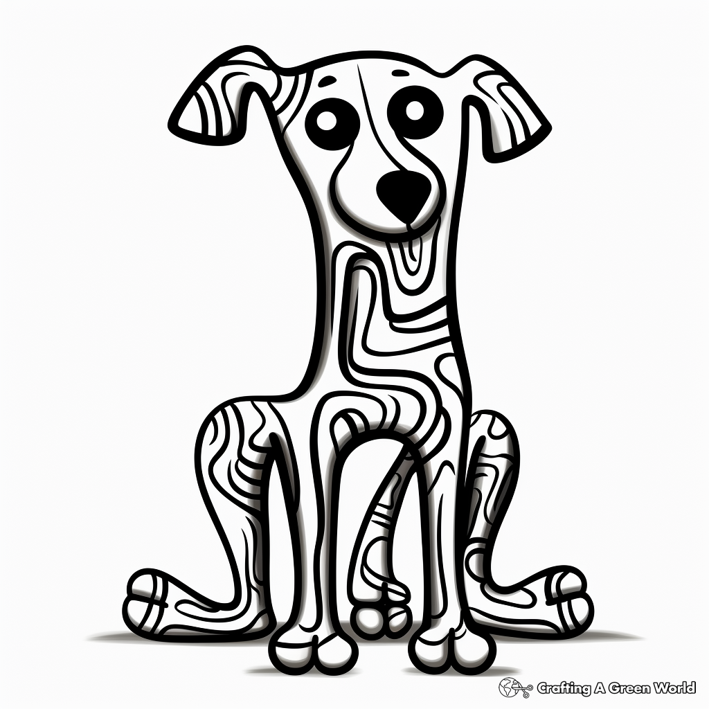 Dog bone coloring pages