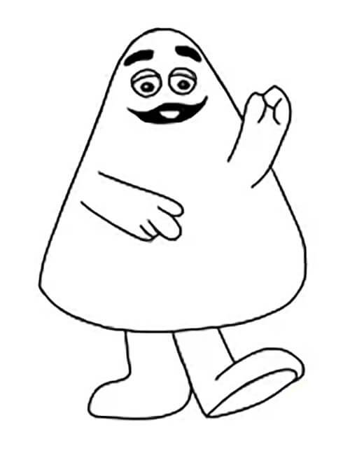 Grimace coloring pages printable for free download