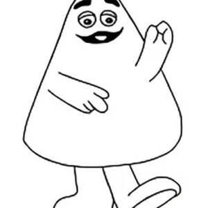 Grimace coloring pages printable for free download