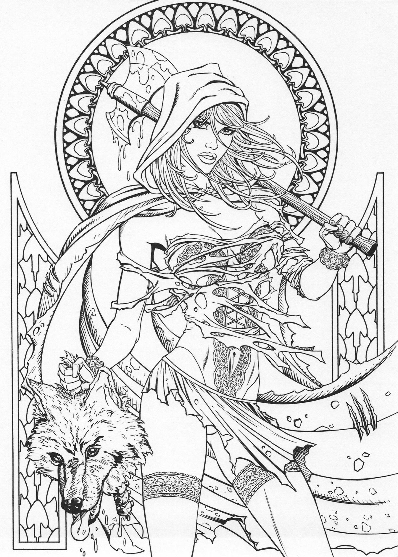 Grimm fairy tales coloring page fairy coloring book detailed coloring pages fairy coloring