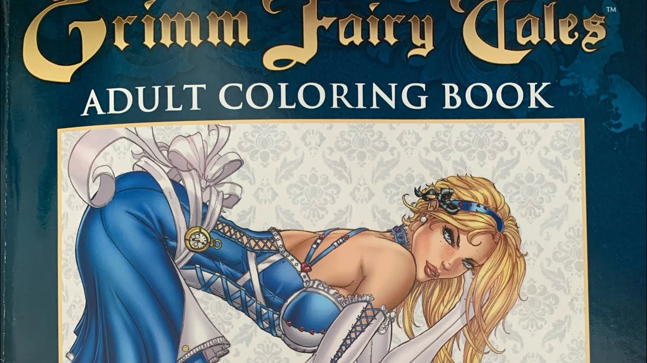 Gri fairy tales adult coloring book