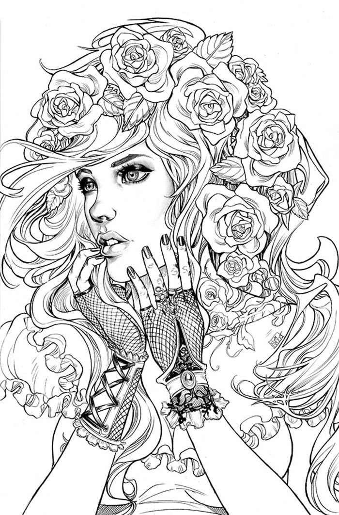 Adult fairy tale coloring books