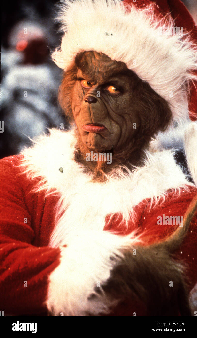 Jim carrey dr seuss wie r grinch weihnachten gestohlen hat stockfotografie