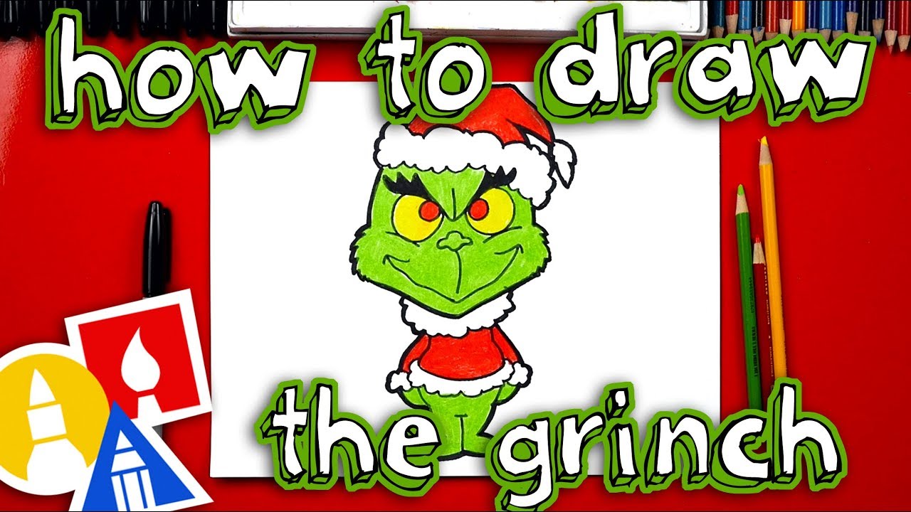 How to draw the grinch