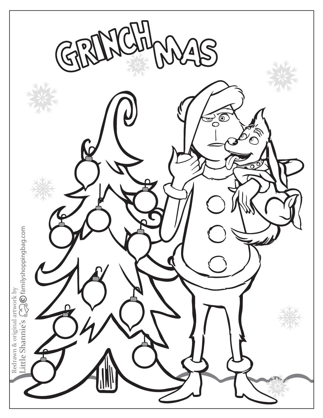 Coloring page grinch