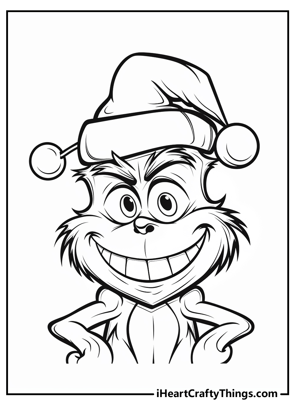 Grinch coloring pages free printables