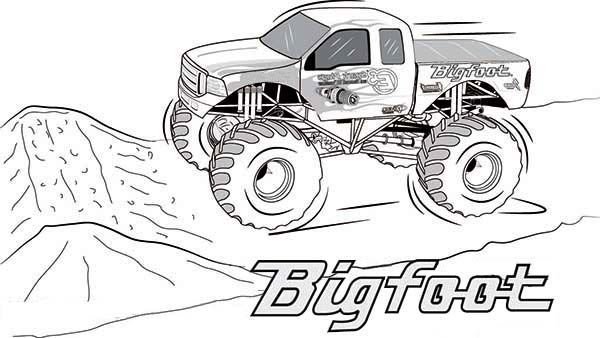 Printable truck coloring pages pdf