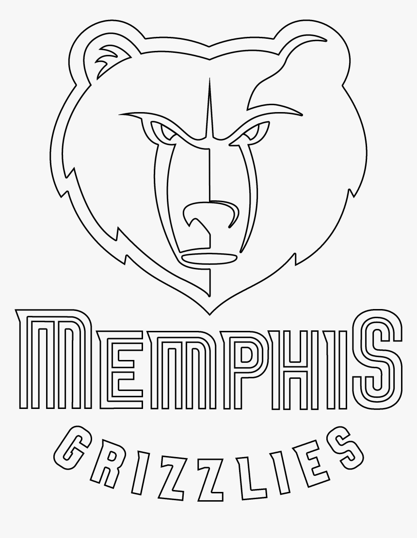 Memphis grizzlies logo drawing hd png download transparent png image