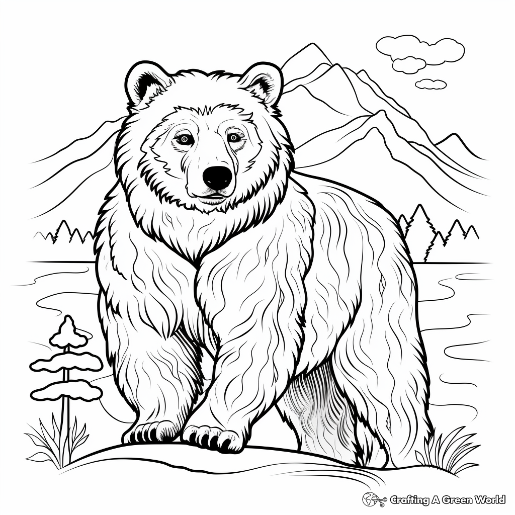 Bear coloring pages