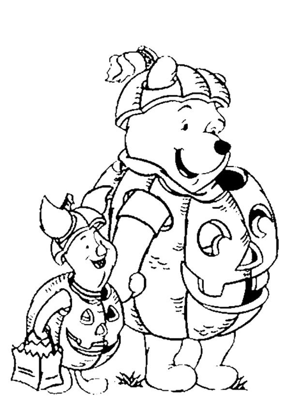 Coloring page halloween coloring pages disney halloween coloring pages bear coloring pages