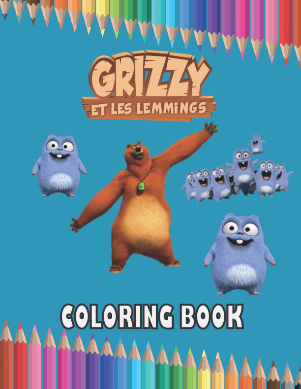 Grizzy and the lemmings coloring book perfect for your childhigh