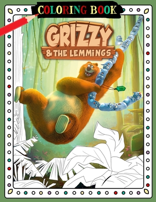 Grizzy the lemmings coloring book paperback the reading bug