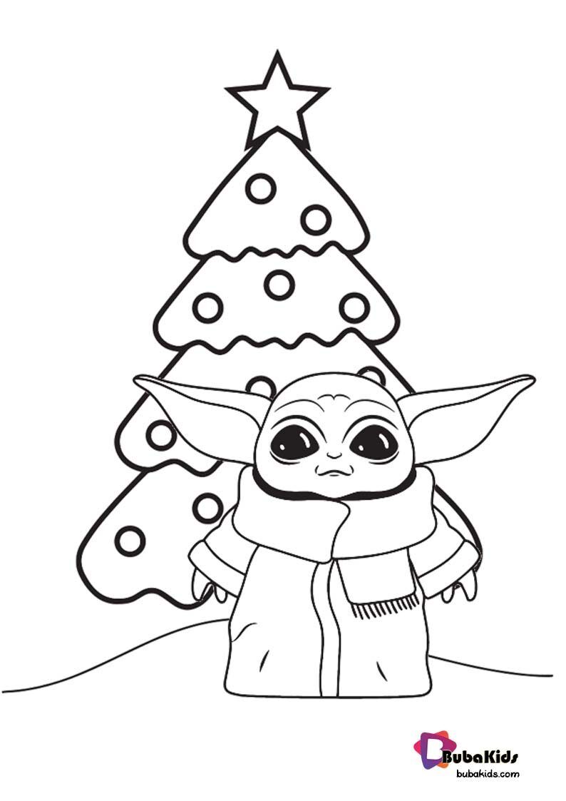 Baby yoda special christmas edition coloring page christmas coloring sheets christmas coloring pages printable christmas coloring pages