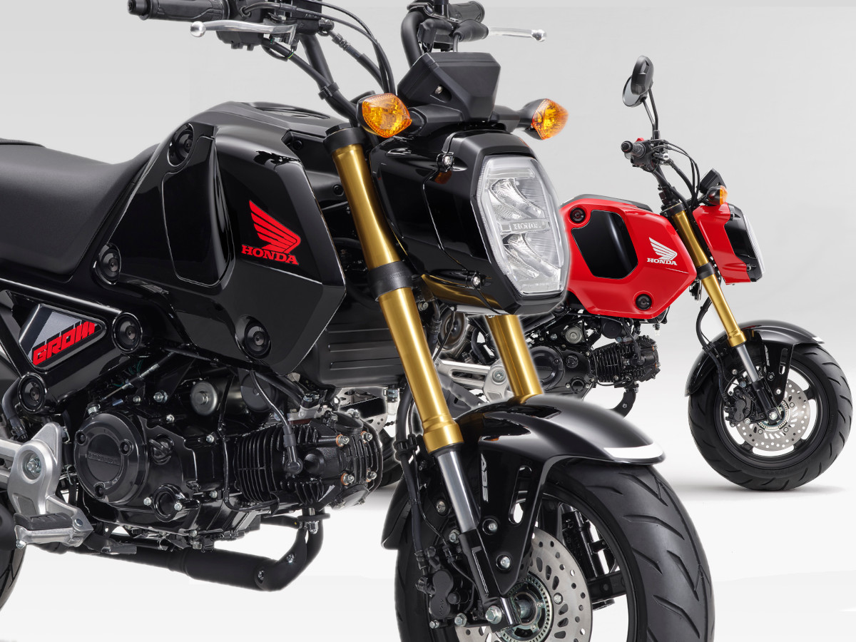 Honda grom model will be released on with a lineup of new red and black colors news