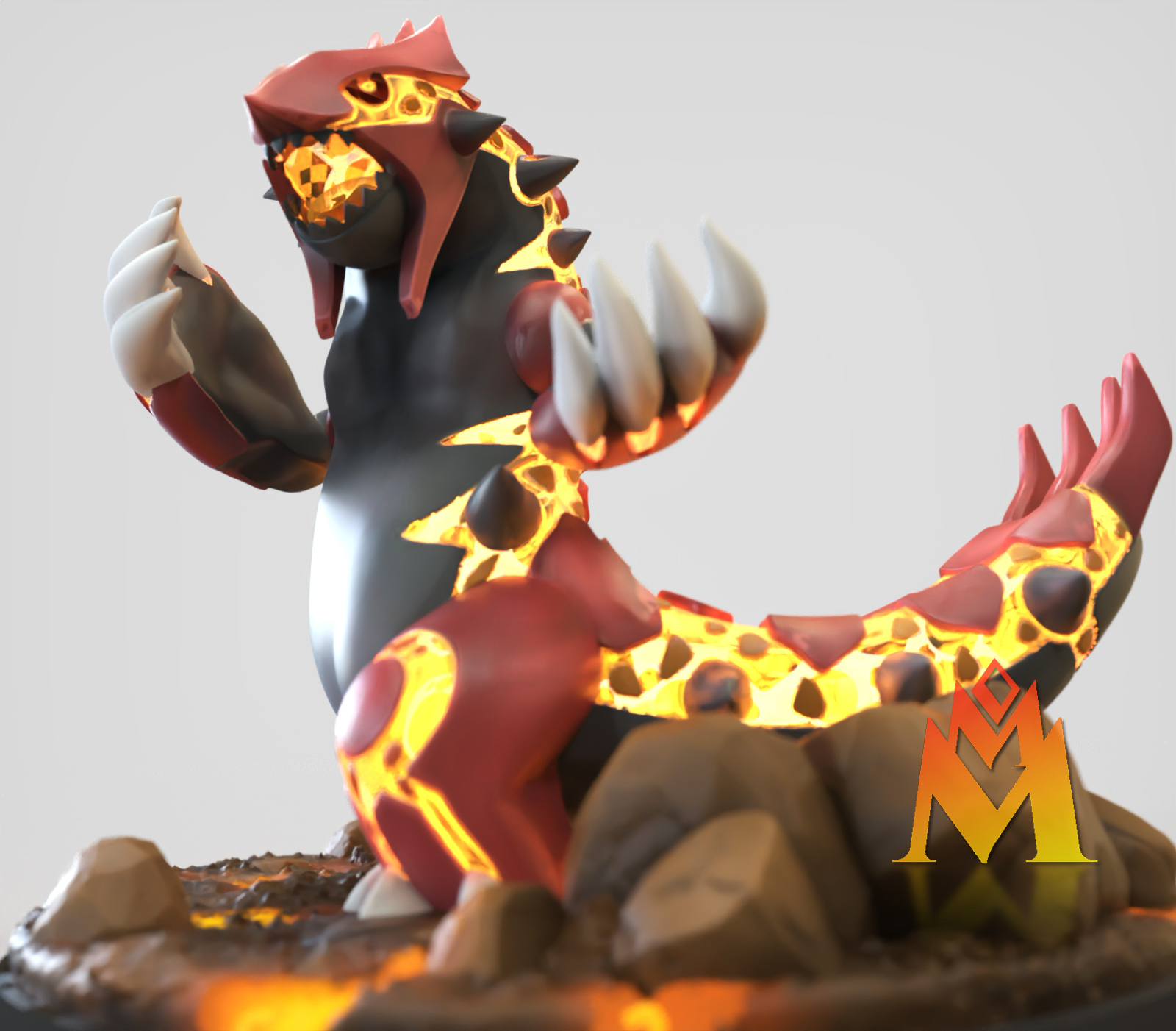 Stl file primal groudon