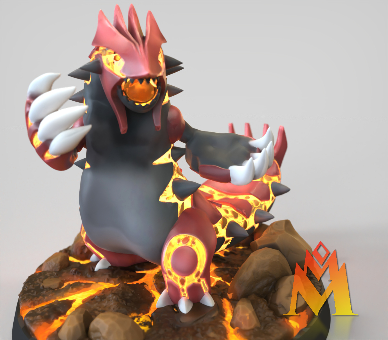 Stl file primal groudon