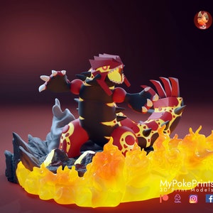 Groudon d print