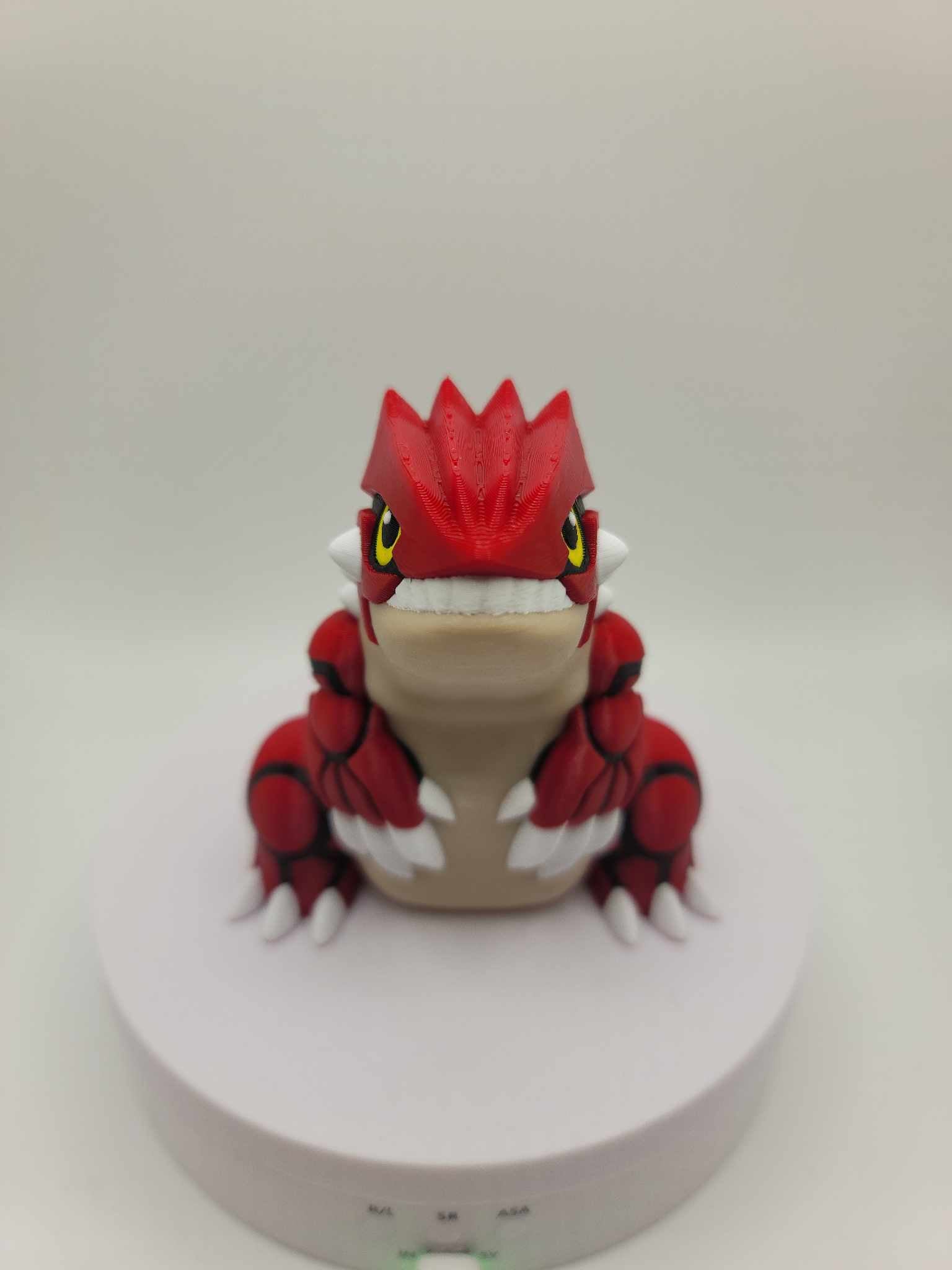 D printed groudon â crusaderz printing