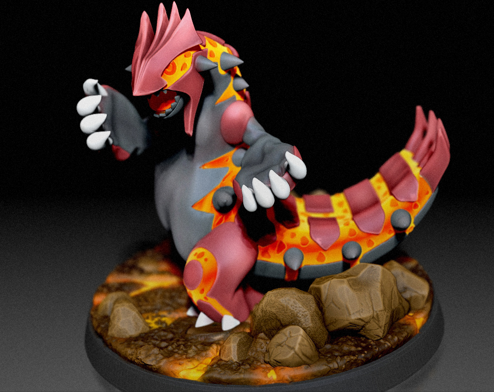 Stl file primal groudon