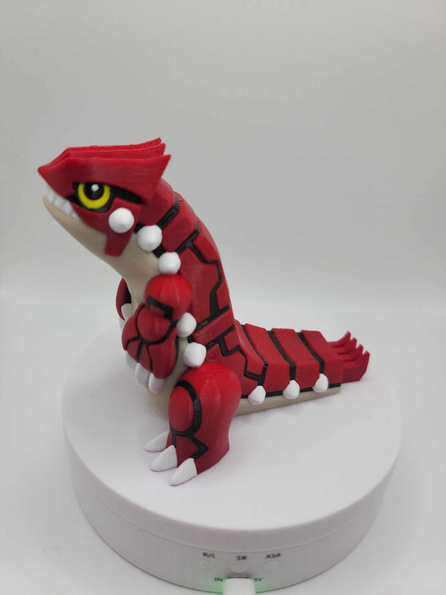 D printed groudon â crusaderz printing