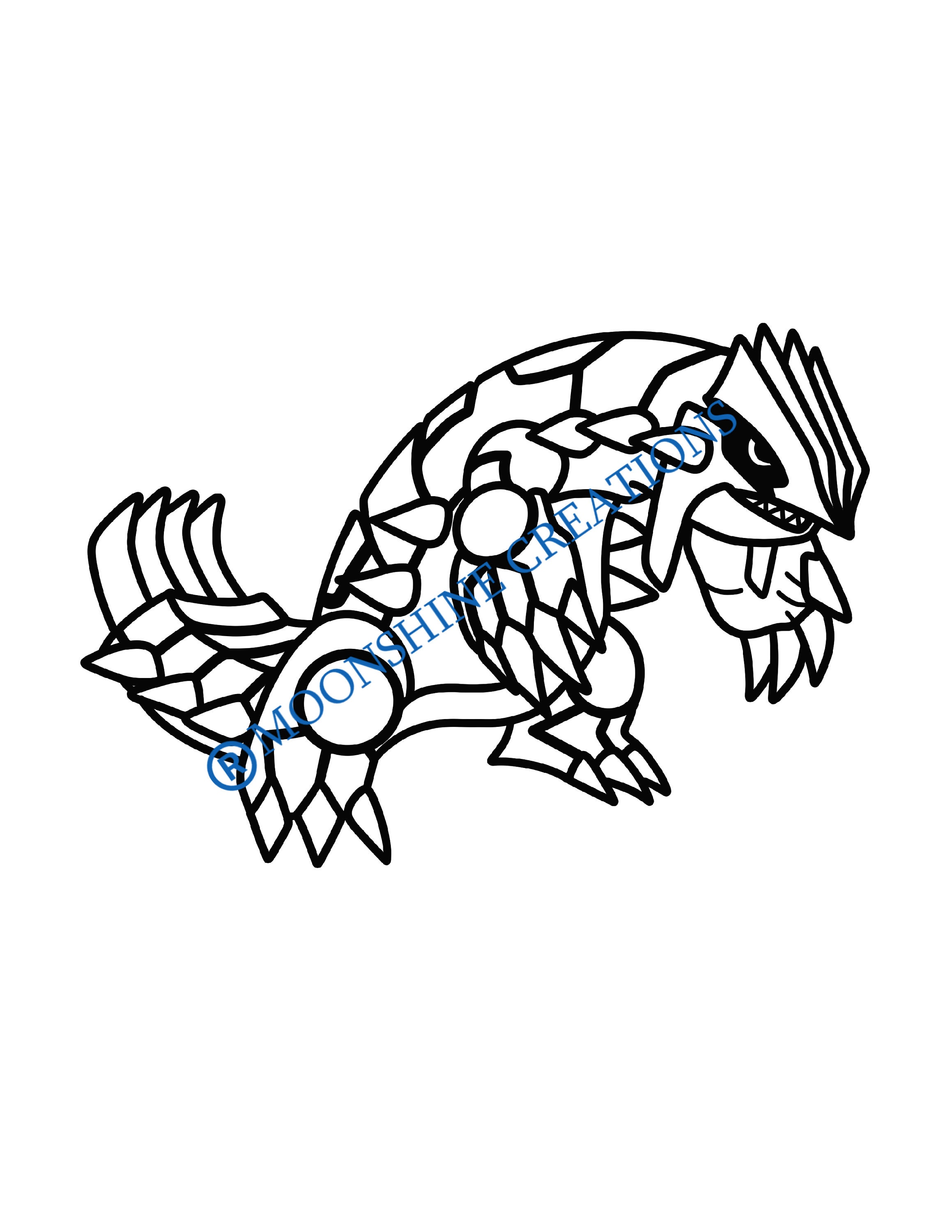 Groudon svg cut file download now