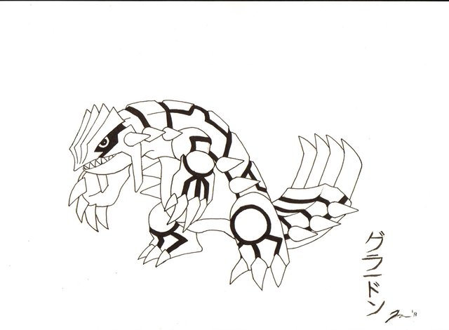 Groudon wele back to art â