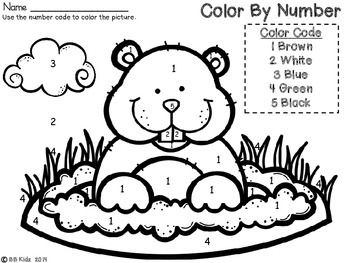 Color by number code january february