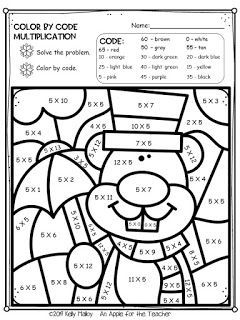 Groundhog day color by number coloring pages groundhog day upper elementary math math facts addition