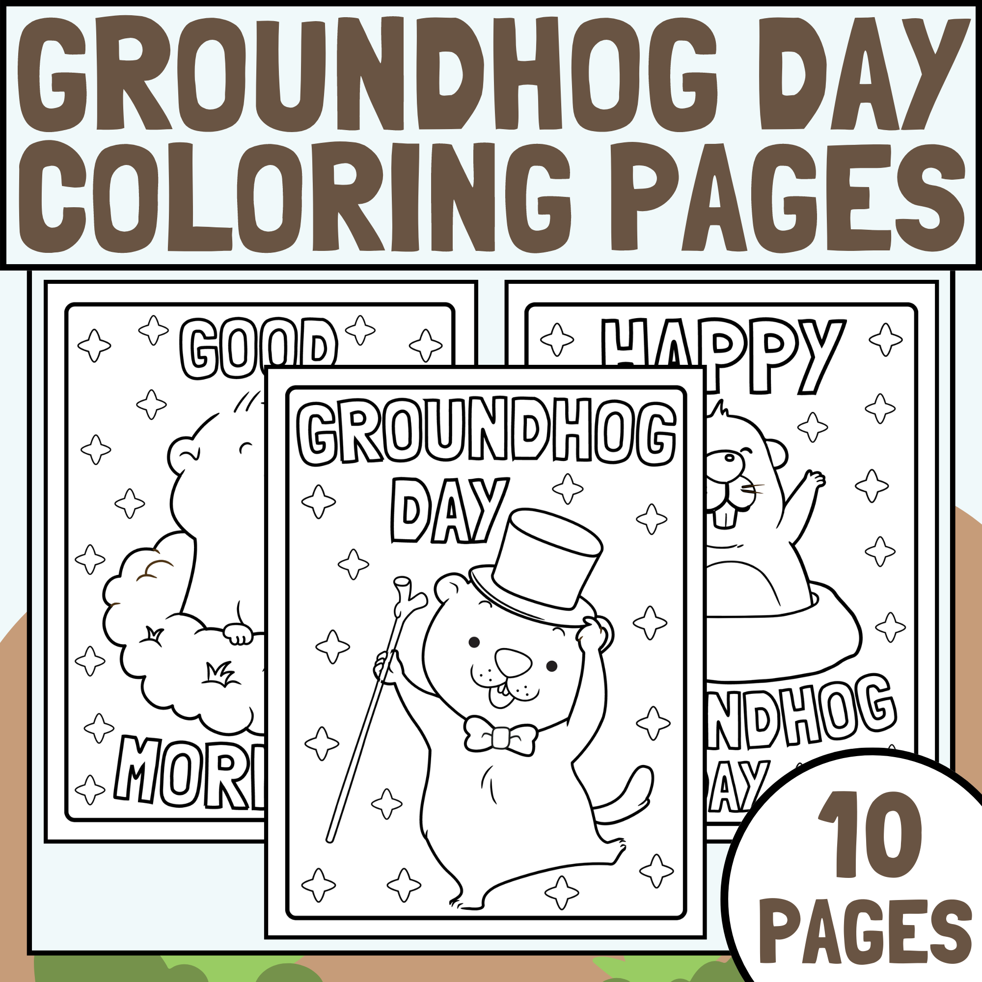 Groundhog day coloring pages groundhog day activities groundhog day made by teachers