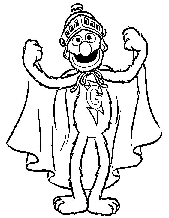 Grover coloring pages