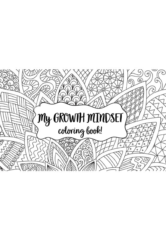 Growth mindset coloring book ages