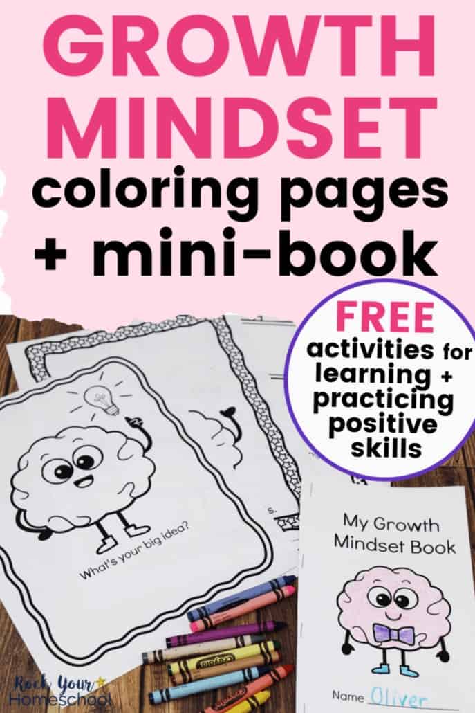 Free growth mindset coloring activities kids will love